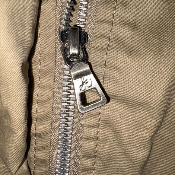 Sam Edelman Womans Utility Jacket Size L, Gorpcore Khaki Y2K Essential outdoor - Picture 8 of 11